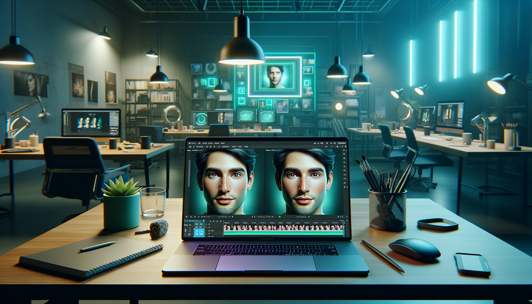 Video face swap interface